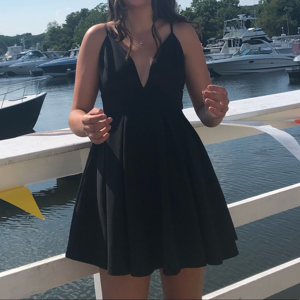 Lulus black cocktail dress